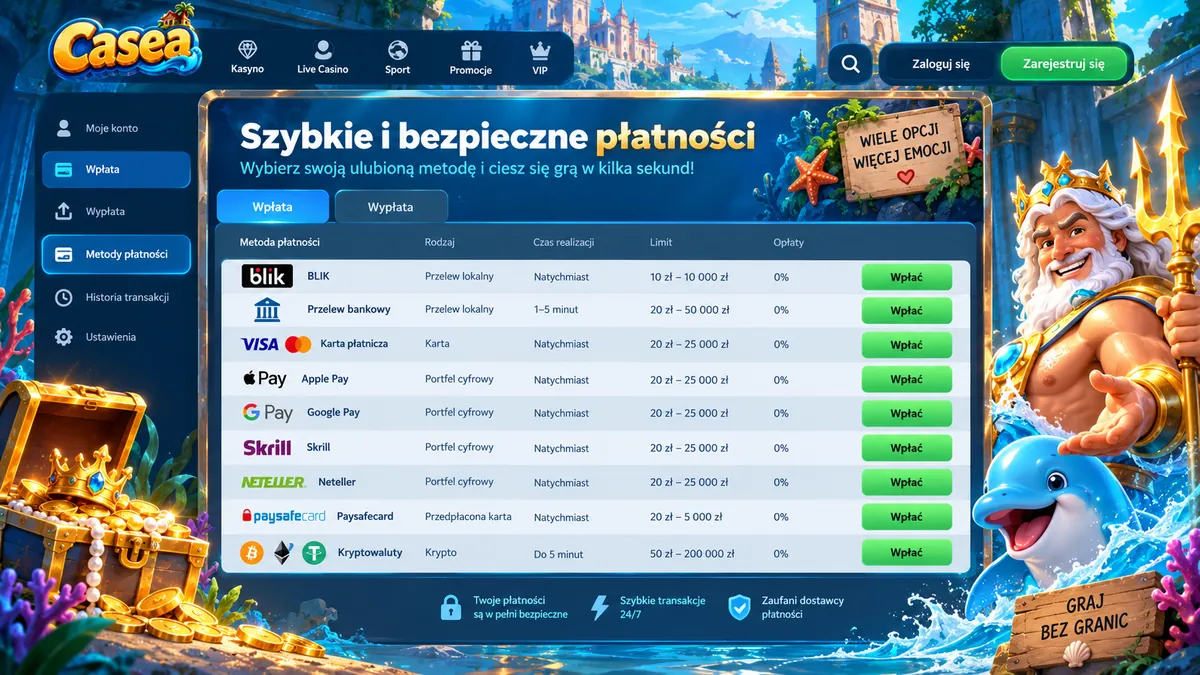Poniedziałkowy przypływ w Casea